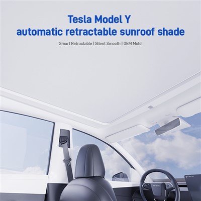 Tesla Model Y sjálfvirkur útdraganlegur sólþakskyggni